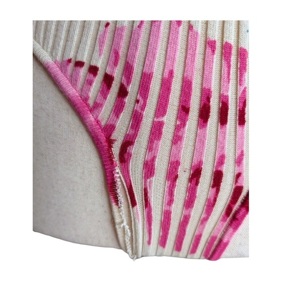 Free People Lover to Lover Ribbed Floral Print Square Neck Long Sleeve Bodysuit - Picture 6 of 10